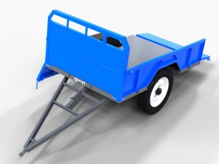 Прицеп СКАУТ-700HYD для минитрактора