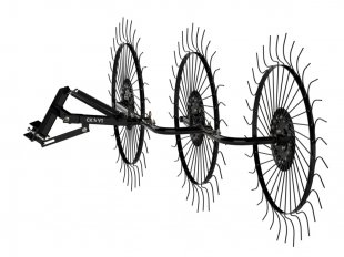 Грабли ворошильные PL-3600 для трактора, три кольца сгребания