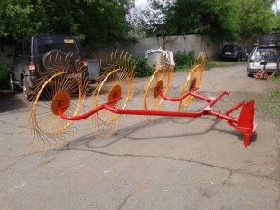 Грабли ворошилки 4-колесные