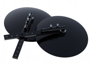 Окучник дисковый регулируемый, 390 мм для мотоблока