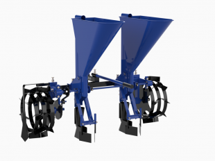 Сажалка для чеснока прицепная СЧ-2 к мотоблоку