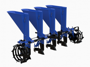 Сажалка для чеснока прицепная СЧ-4 к минитрактору